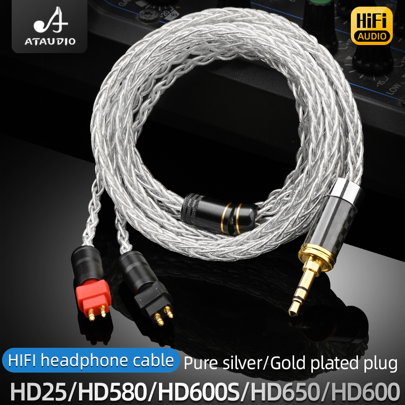 Sennheiser Headphone Hd 25 - ATAUDIO HiFi Kabel słuchawkowy z czystego