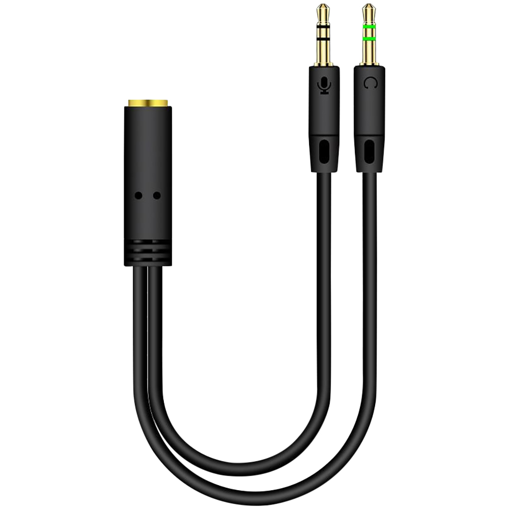 Audio Splitter Y - 3,5 mm Jack 2 męskie na