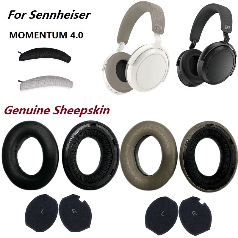 Sennheiser Headphone Momentum 4 - Oryginalne nauszniki ze skóry owczej do