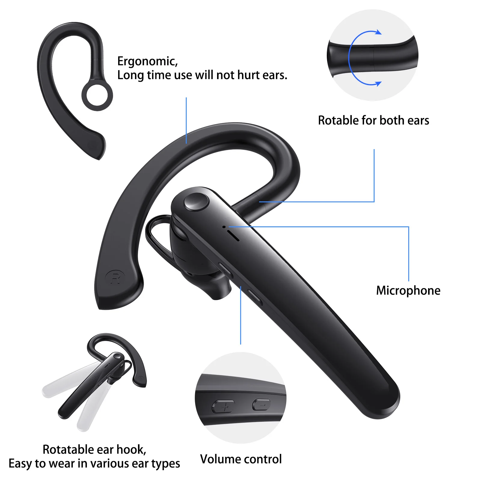 Bezprzewodowe słuchawki Blueto – Noise Cancelling Headphone recenzja i cena